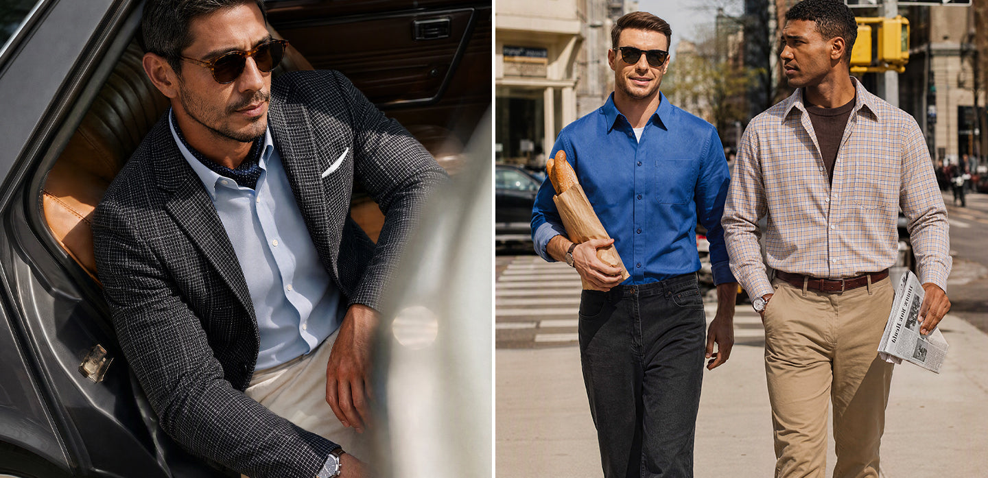 Autumn tailoring and everyday shirts