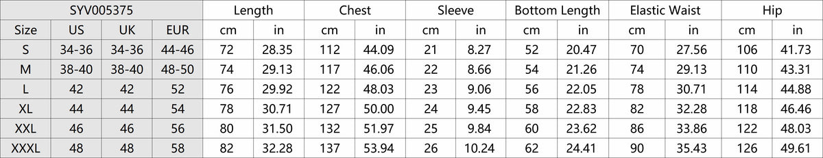 Product details and measurements