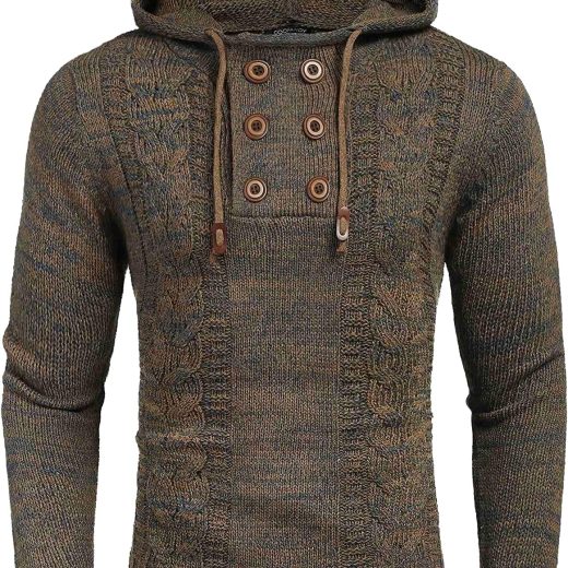 Casual Pullover Knitted Hoodies