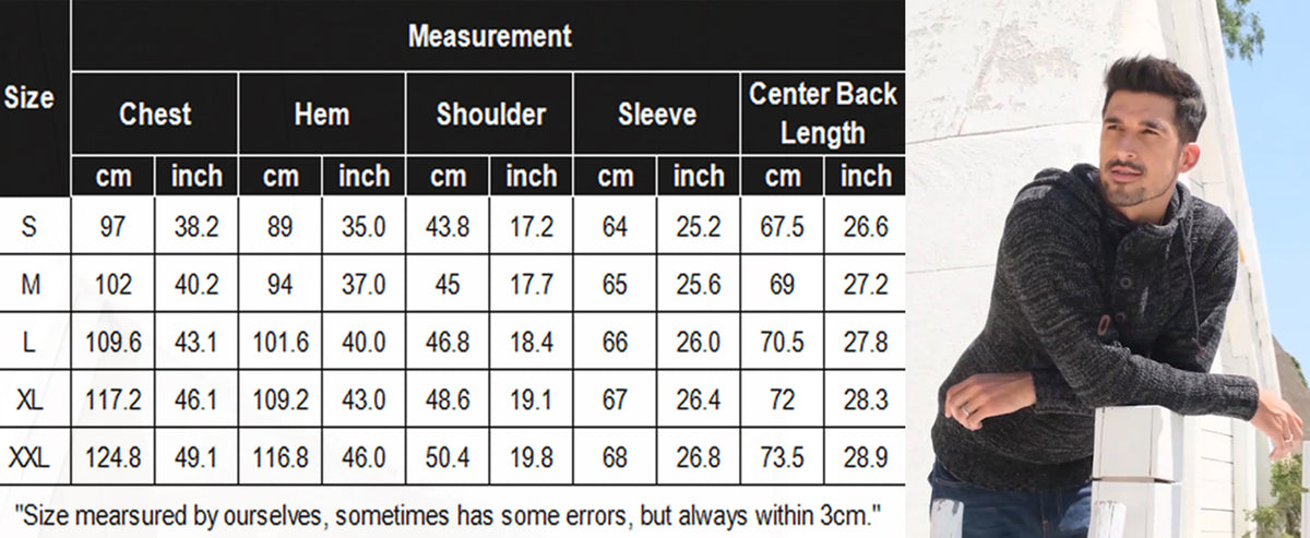 Product details and measurements