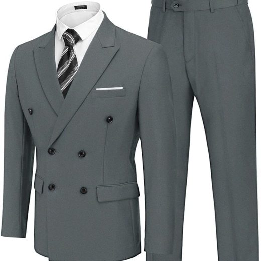 Classic Double Breasted Suit Set