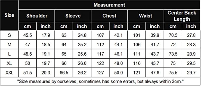 Product details and measurements