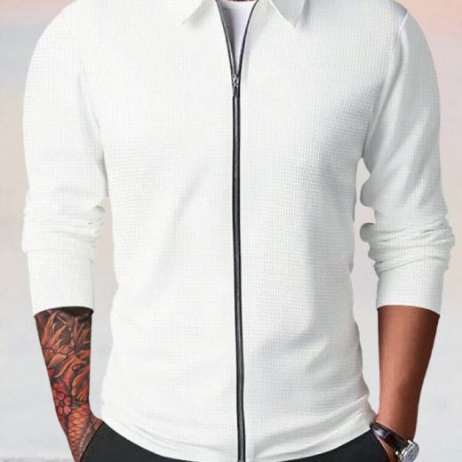 Casual Breathable Waffle Jacket