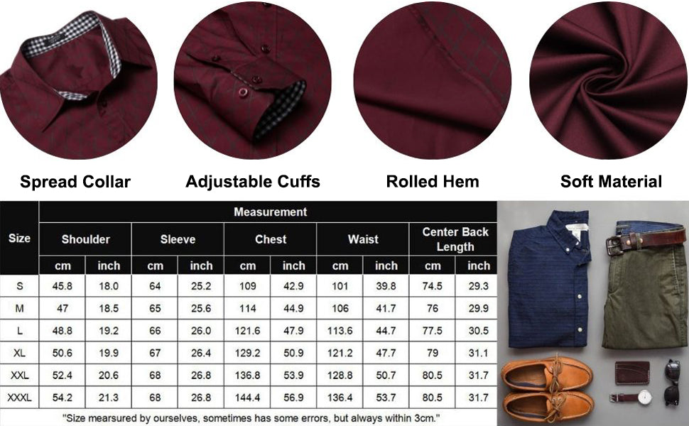 Product details and measurements