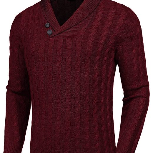 Casual Cable Knit Sweater