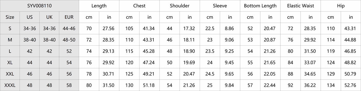 Product details and measurements