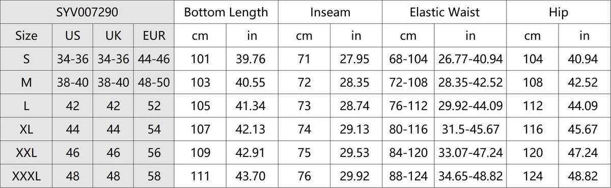 Product details and measurements