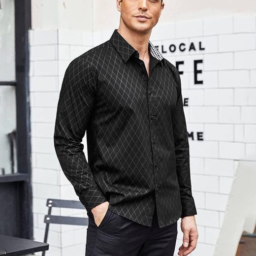 Business Long Sleeve Slim Fit Dress Shirt