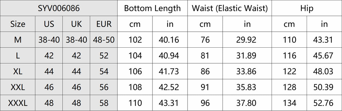 Product details and measurements
