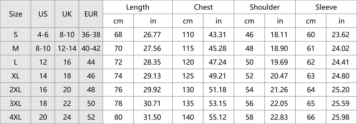 Product details and measurements