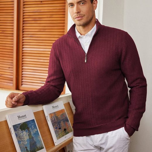 Soft Polo Collar Knit Sweater