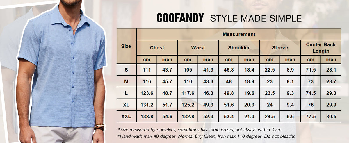 Product details and measurements