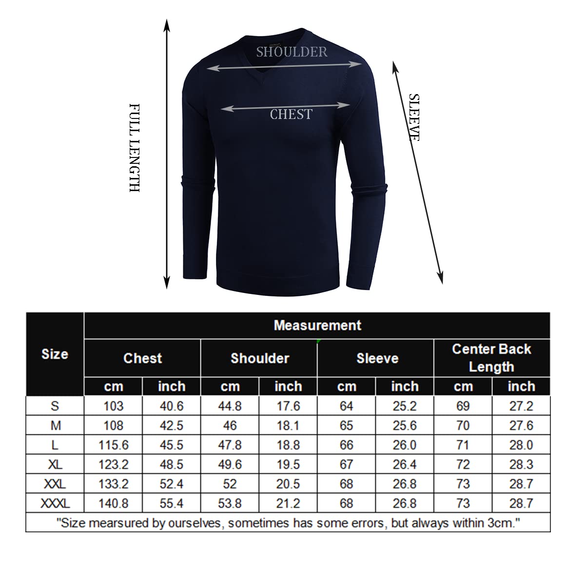Product details and measurements