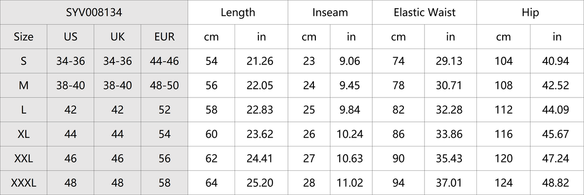 Product details and measurements