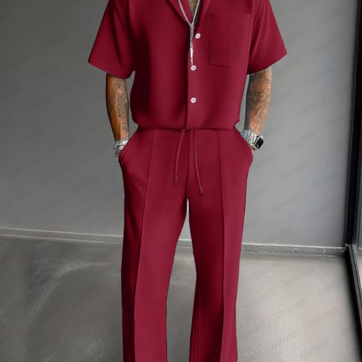 Simple Daily Wear Shirt Pants Set