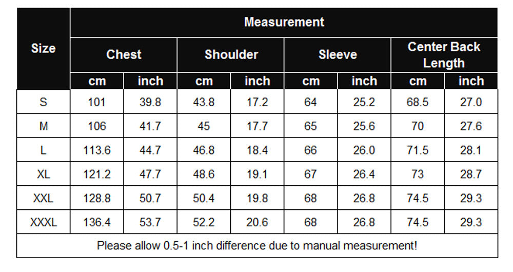 Product details and measurements