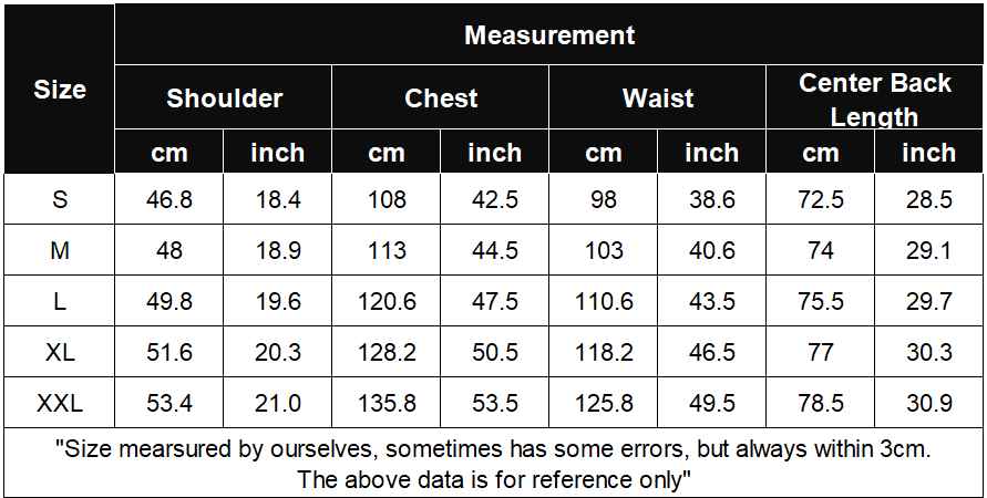 Product details and measurements