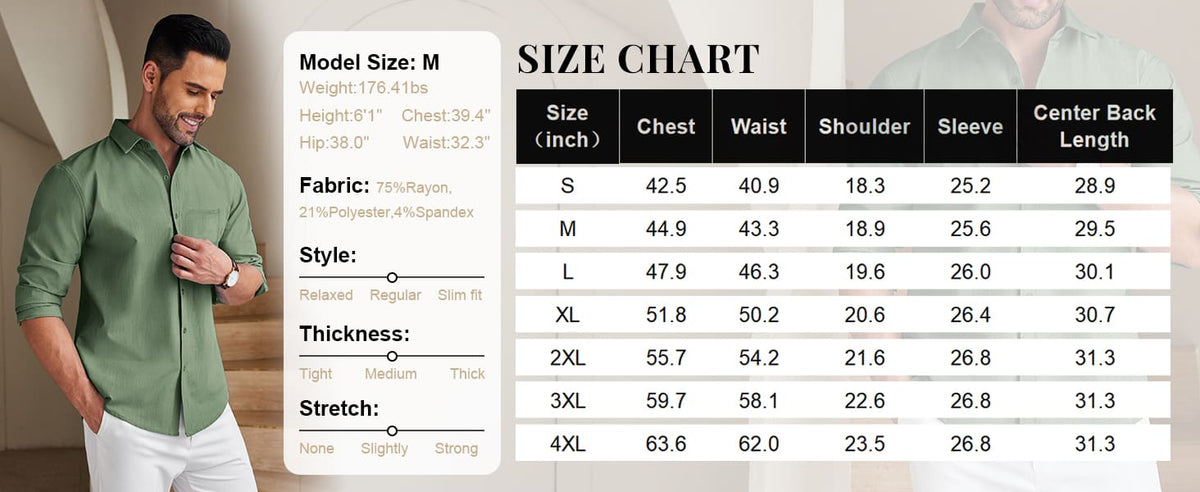 Product details and measurements